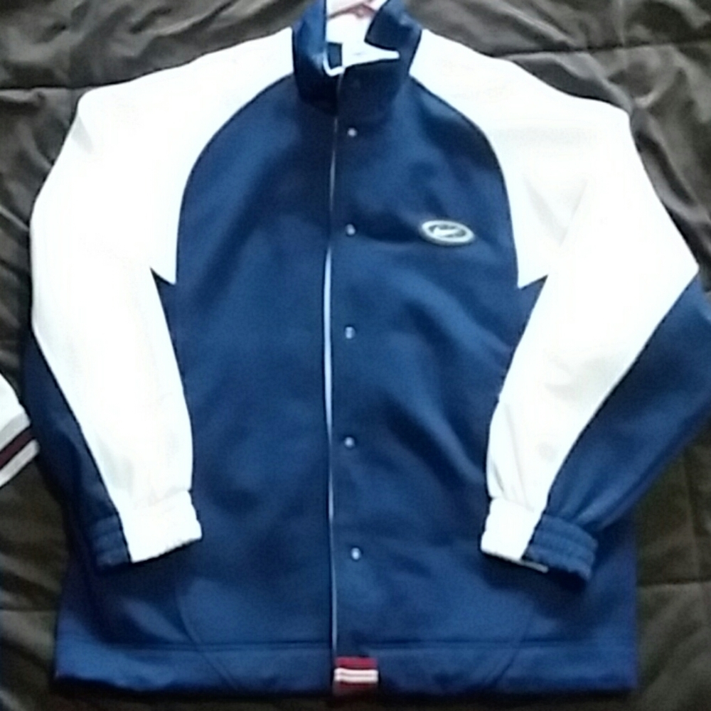 Blue and White Nike Basketball warm-up